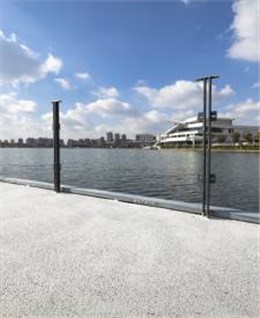 上海之鱼万豪酒店水洗石地坪项目